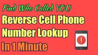  Reverse Cell Phone Number Lookup: Find Who's Calling You from Unknown Phone Numbers (In 1 Minute)