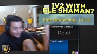 1v2s...with Ele Shaman?! | Pikaboo WoW
