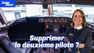 Un seul pilote aux commandes des avions de ligne ? #jumpseat