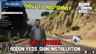 How To Add Any Skin In GTA 5 || Addonpeds Installation Full Tutorial  || GTA 5 Mod (2023)...