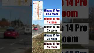 Does iPhone 14 Pro Zoom Degrade Picture Quality? - Real Life Test #shorts | 4K