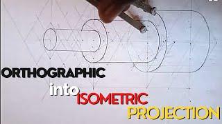 How to draw circles, curves, and arcs in isometric projection