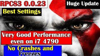 god of war 3 RPCS3 Best settings Very stable performance i7 4790