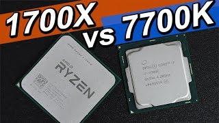 AMD Ryzen 7 1700X vs Intel i7-7700K