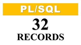 PL/SQL tutorial 32: Introduction To PL/SQL Record Datatype In Oracle Database By Manish Sharma