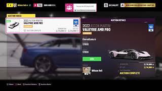 2022 Aston Martin Valkyrie AMR Pro Forza Horizon 5 Auction House Sniping