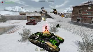 Tanki Online Shaft XT Skin Healing Emitters Augment and Titan XT Skin gameplay no commentary