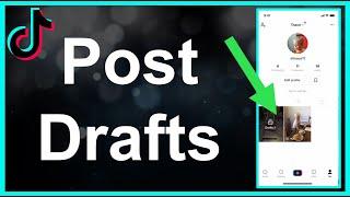 How To SAVE & POST TikTok Drafts To Public