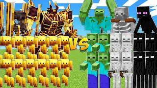 BLAZE ARMY vs ZOMBIES, SKELETONS & ENDERMEN