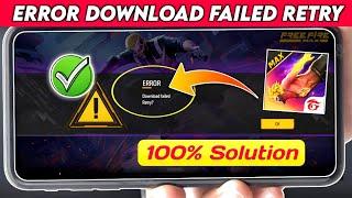 free fire download failed retry | free fire not opening today free fire error download failed retry