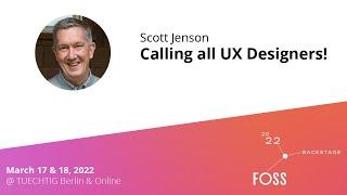 #FOSSBack: Scott Jenson – Calling all UX Designers!