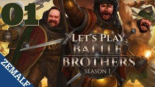 1 | Let's Play Battle Brothers | The Chronicles of the Sun Bros | Expert/Expert/Low