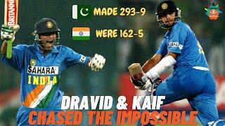 Dramatic finish: India levels series with Dravid and Kaif's brilliant batting | Ind vs Pak 4th ODI