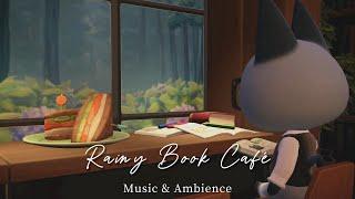 Rainy Cozy Bookstore Café  Lo-fi  Jazz music playlist   Rain sound ambience