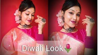 TRADITIONAL Diwali Look 2021 || INDIAN FESTIVAL MAKEUP TUTORIAL #shorts #yt#ytshorts#youtubeshort