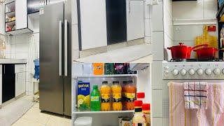 FINALLY! KITCHEN MAKEOVER ON A BUDGET// FRIDGE RESTOCK// NEW FURNITURE// CLEAN & ORGANIZE//MS WIT