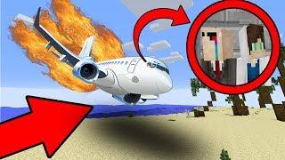 КРУШЕНИЕ САМОЛЕТА В МАЙНКРАФТ! ЧТО СЛУЧИЛОСЬ С НУБ И ПРО? MINECRAFT ШОК #1