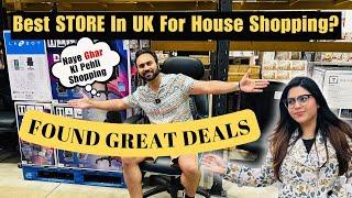 Naye Ghar Ki PEHLI SHOPPING  | Found Amazing Deals In This Store | Buying New House In UK