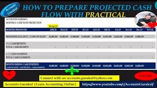 FP&A: HOW TO PREPARE PROJECTED CASH FLOW WITH PRACTICAL