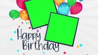 Happy Birthday Green Screen | Happy Birthday Green Screen Effects | Animation Background | VFX 4K