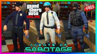 UNLOCK POLICE NOOSE OUTFIT, Get Cop Uniform, AGENTS Of Sabotage, GTA 5 DLC 2024 (GTA Online Update)