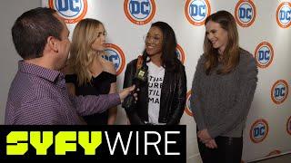 Caity Lotz On #AvaLance, Candice Patton On Her Flash Wedding And More | SYFY WIRE