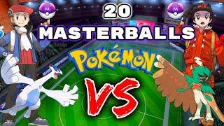 20 Masterballs To Catch Random Pokemon Encounters.. Then We FIGHT!