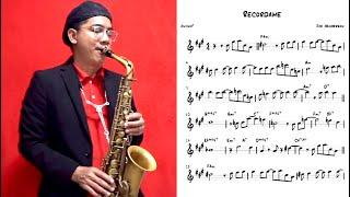 Recorda Me (easy solo) for saxophone