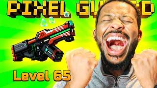 WE FINALLY HIT MAX LEVEL 65!! l Pixel Gun 3D