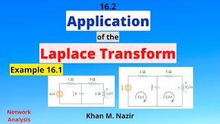 Application of Laplace Transform|| Zero Initial Conditions|| S domain|| Example 16.1||ENA 16.2(1)(E)