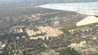 Take off from Budapest Ferihegy Airport (runway 31L)