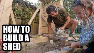 HOW TO BUILD A SHED (start to finish)