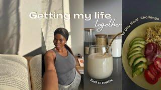 Getting my life together vlog | 75 HARD, Back to routine, studying & etc.