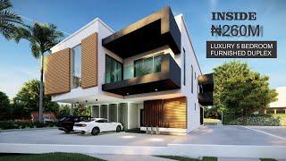 Inside A ₦‎260 MILLION NAIRA 5 Bedroom Duplex [Proposed 5 Bedroom Duplex Design On 1 Plot Of Land]