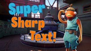 Make High Quality Text From Low Size Texture - Fortnite Creative 2.0