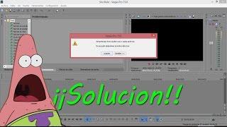 Error al abrir un vídeo en Sony Vegas 13 pro ( SOLUCIÓN )!! - Gonza Mp4