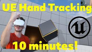 How to set up HAND TRACKING in 10 MINUTES┃Unreal Engine Meta Interaction SDK Tutorial