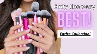 The Best Makeup Brushes from REAL TECHNIQUES | My entire collection