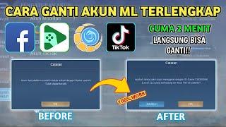 CARA MENGGANTI AKUN MOBILE LEGEND TERBARU | CARA GANTI AKUN ML TERBARU 2024