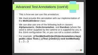 GRG-001 JUnit as a Habit: Lecture 4. Advanced Annotations.