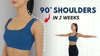 90° Lean Shoulders Workout - Get Beautiful Neck & Shoulders | No Equipment, Standing Only
