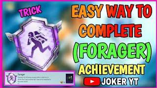 EASY WAY TO COMPLETE FORAGER ACHIEVEMENT IN PUBG | How To Complete FORAGER Achievement in Pubg