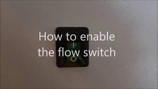 How to enable the flow switch - Instruction video VGE Pro Control Monitor Plus