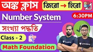 Math Class - 2 | সংখ্যা পদ্ধতি | Number System in Bengali | WBP/KP/WBCS Exam Math Live