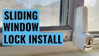 Whitco Sliding Window Push Lock install  |  Bunnings DIY