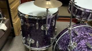 Steve Maxwell Drums Rogers Purple Diamond Pearl ultra Rare Drum Set