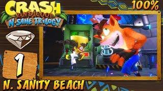 Crash Bandicoot : N. Sane Trilogy (ITA)-1- Intro + N. Sanity Beach [100%]