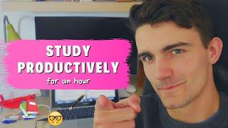 Study With Me – 1-hour motivated, productive and focused study time