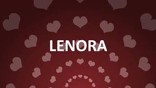 HAPPY BIRTHDAY LENORA