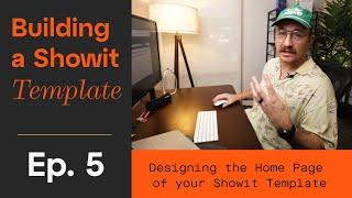 Designing the Home Page of your Showit Template